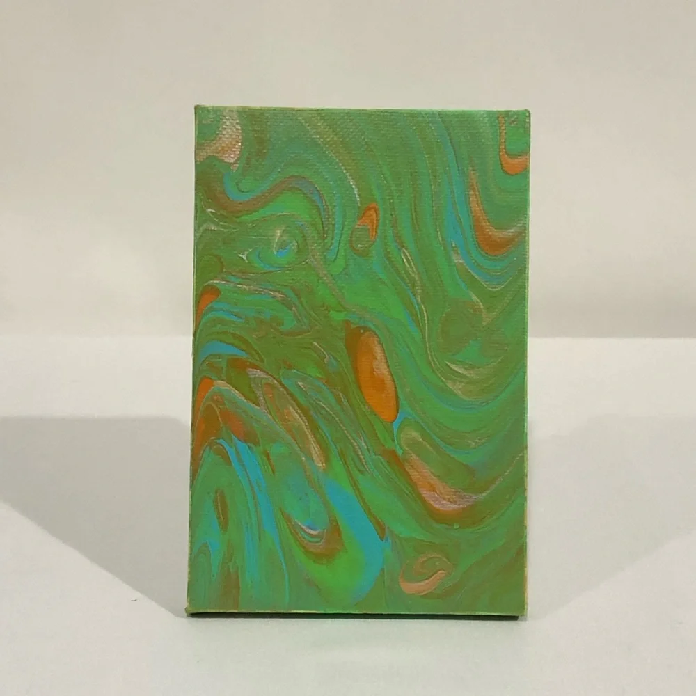 Abstract Acrylic Pour Canvas Art
